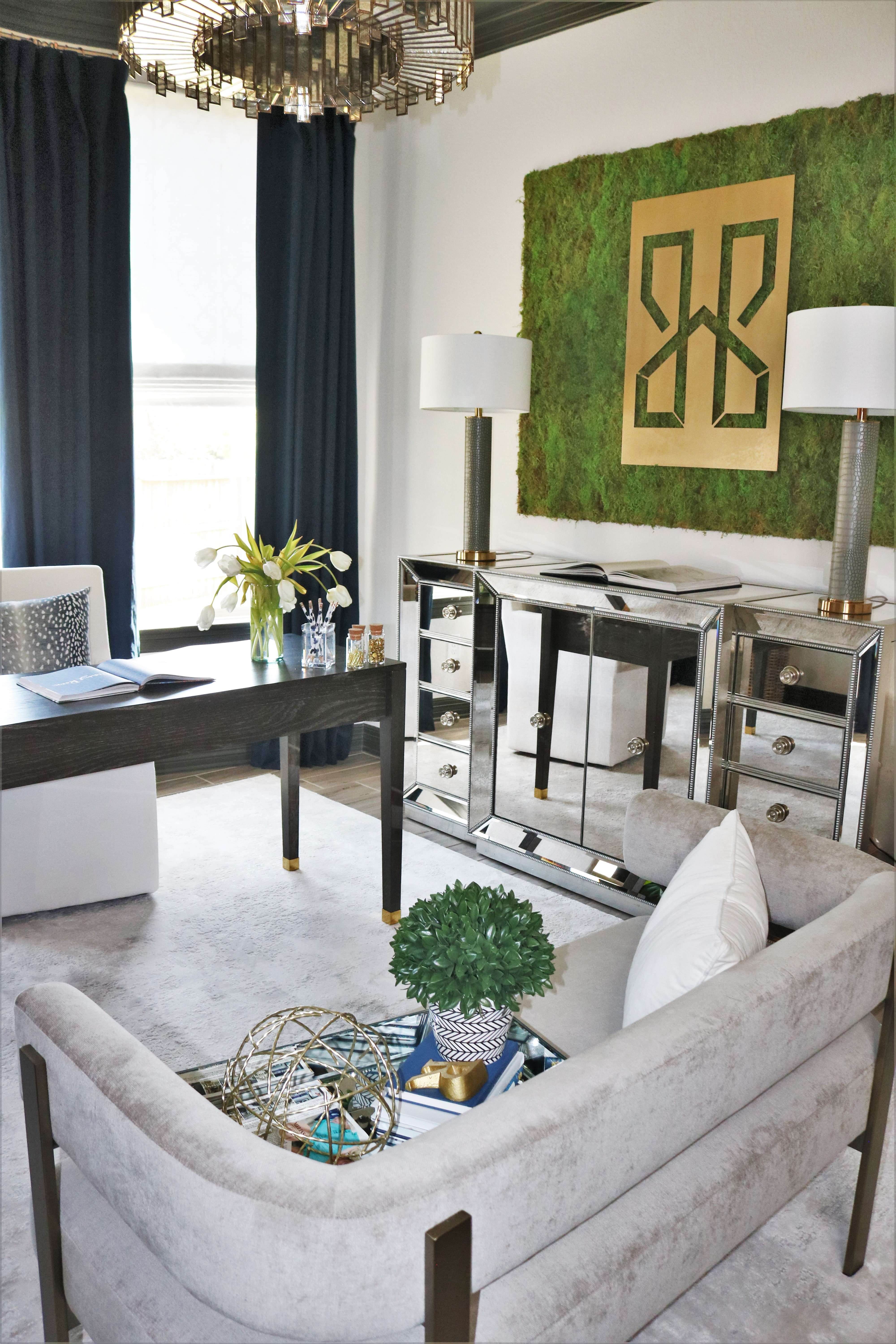 Chic Home Office Melissa Roberts Interior Design Home