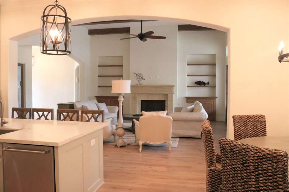 modern french country, kitchen, dining room, breakfast room, french country kitchen, french country dining room, living room, modern french country living room, interior design, houston interior designer, new home construction, beaumont interior designer, new house, french country