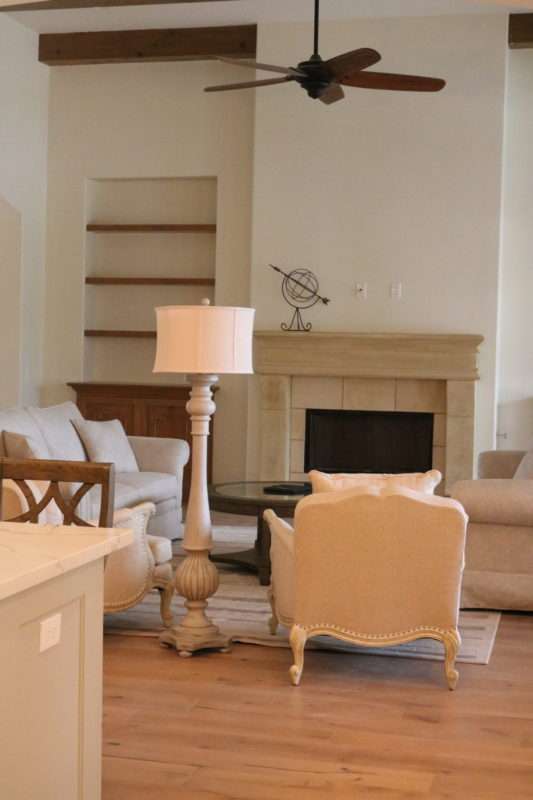 modern french country, living room, modern french country living room, interior design, houston interior designer, new home construction, beaumont interior designer, new house, french country