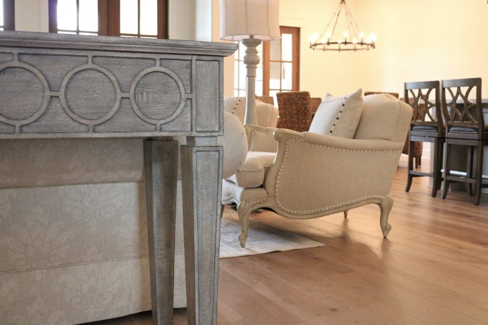 modern french country, living room, modern french country living room, interior design, houston interior designer, new home construction, beaumont interior designer, new house, french country