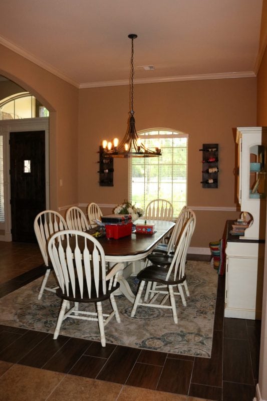 before pictures, modern farmhouse dining room