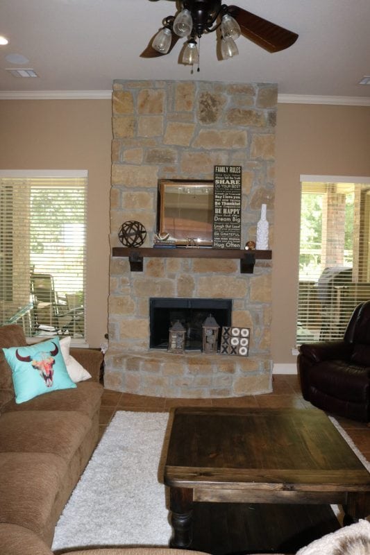before pictures, modern farmhouse dining room