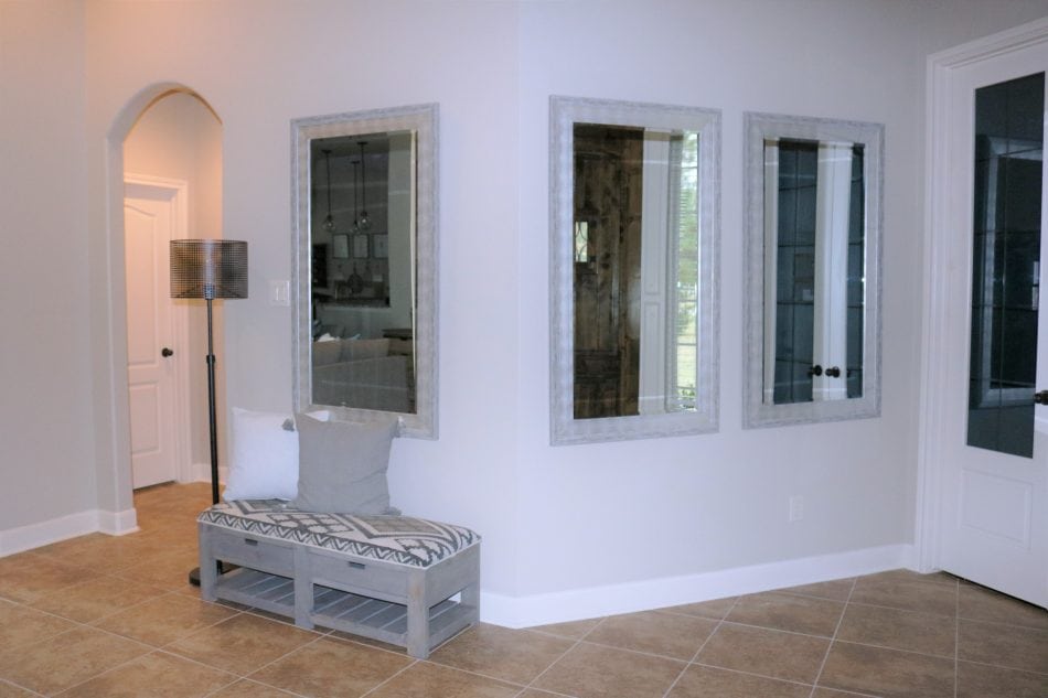 interior designer, interior design, modern farmhouse, after, houston, houston interior designer, the woodlands, modern farmhouse dining room, modern farmhouse living room, farmhouse, interior styling, dining table, chandelier, rug, baskets, art, lamp, console, dining room decor, wallpaper, sofa, love seat, mirror, mantle decor, farmhouse mantle, farmhouse living room, colorful house, colorful living room, colorful dining room