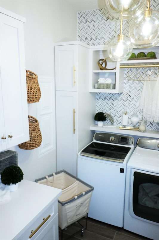 Small Laundry Room Ideas with a Top Loader  Melissa Roberts Interiors