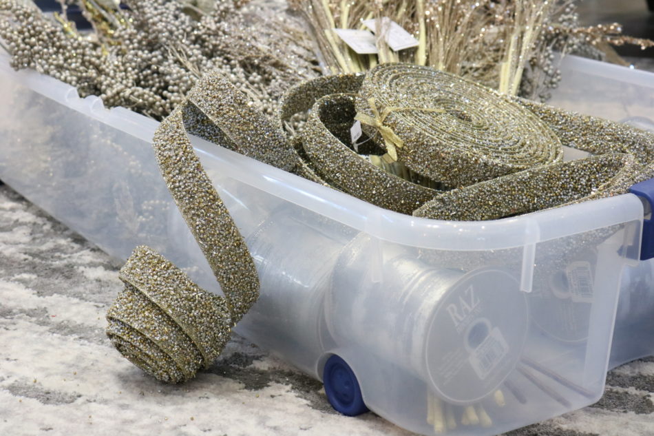 storing Christmas decor