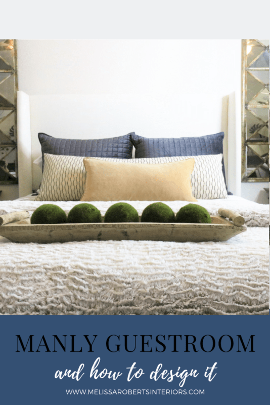 Guest room, guest room suite, masculine guest room, manly guest room, welcome guests, how to style a guest room, moody guest room, small guest room, guest room bed, guest room goals, guest room design, guest room vanity, guest room decor