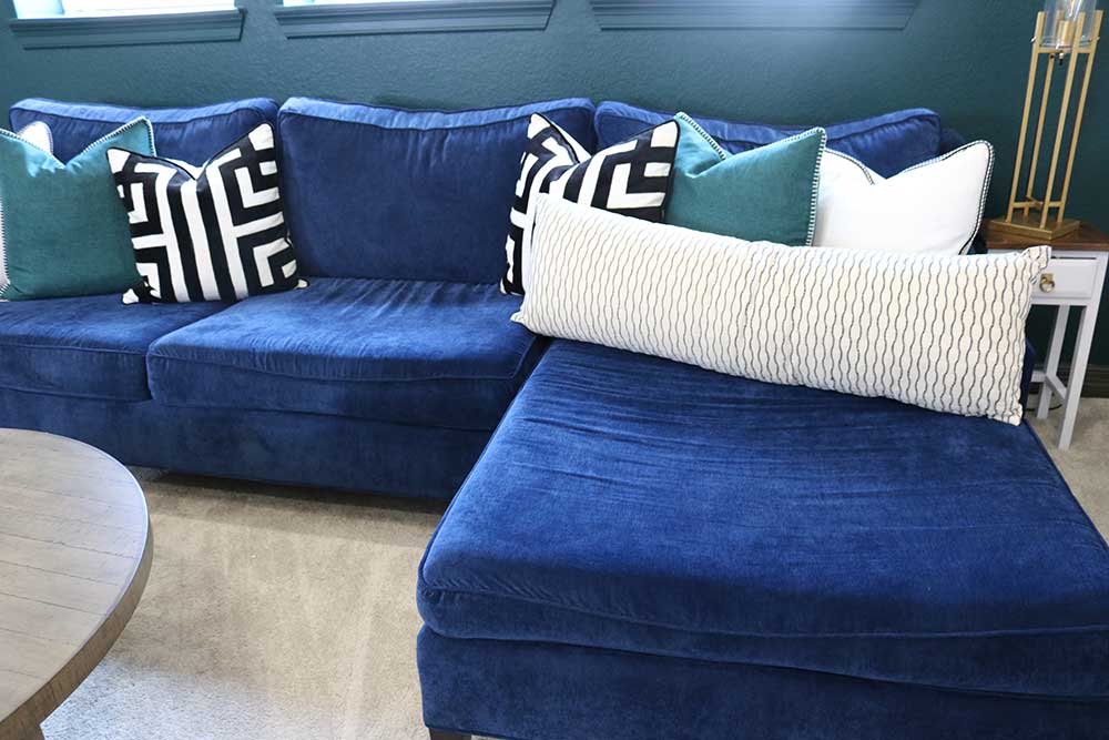 Why You Deserve A Navy Blue Sofa