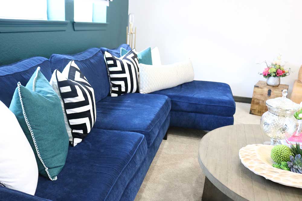 Why You Deserve A Navy Blue Sofa