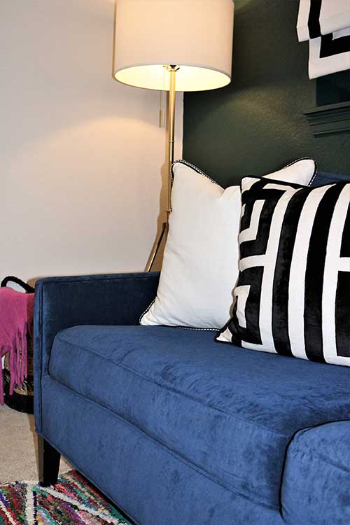 Why You Deserve A Navy Blue Sofa