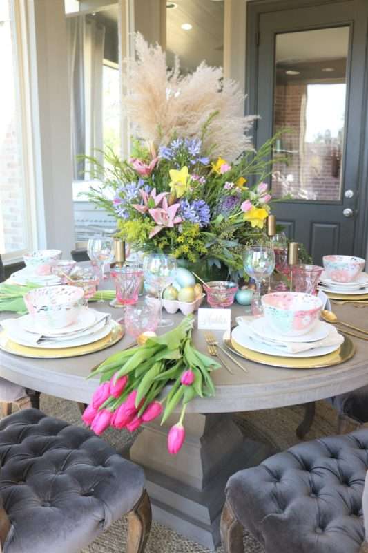 Two Unique Easter Table Settings – Melissa Roberts Interiors