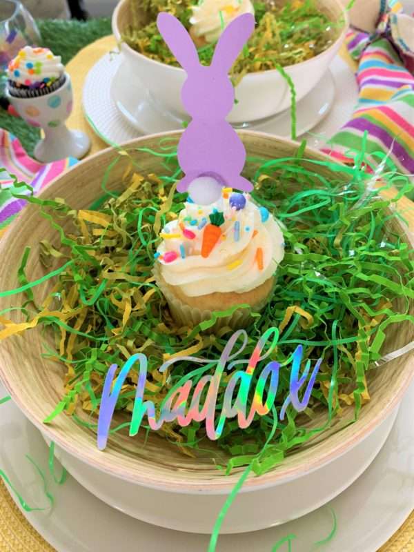 MRI, houston interior designer, home decor influencer, Easter, Easter table setting, Easter flowers, colored glass, spring flowers, cascading flowers, bunny, kids Easter table, fun Easter table setting, Easter decorations, how to decorate for Easter, easy Easter decorations, pink glasses, Easter table setting, Easter tabelscape, elegant dining table, whimsical kids table, playful easter table, vintage table setting, table setting ideas, easter table setting ideas, colorful table setting, achievable easter table setting, table décor, chic easter table setting, budget friendly table setting