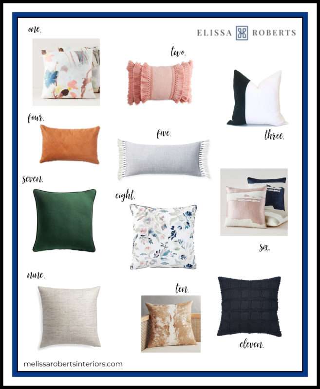 Decorative Pillow Size Guide for Sofas - Chloe & Olive