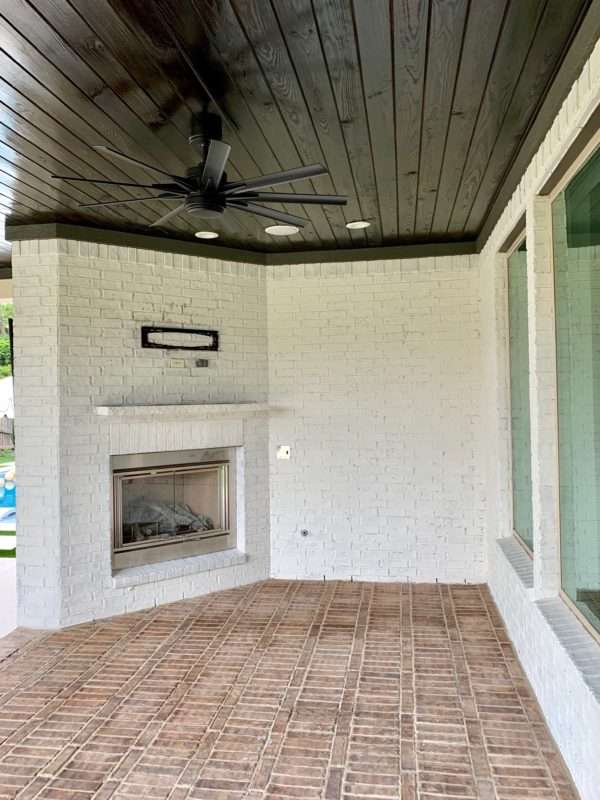 Melissa Roberts Interiors, home decor blog, diy blog, diy project, diy limewash, diy limewash project, limewash, how to limewash, how to limewash your brick home, easy steps to limewash your home. how to limewash walls. how to limewash your fireplace, patio remodel, brick walls, brick patio, brick floor, limewash
