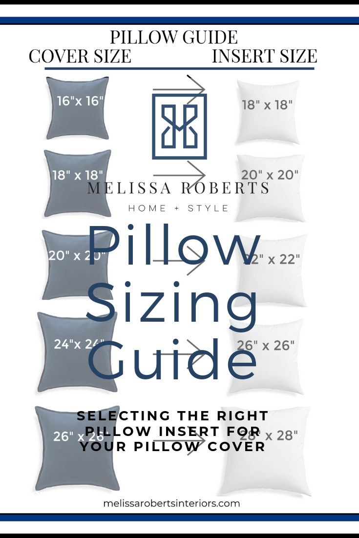 Pillow Cover Size Chart