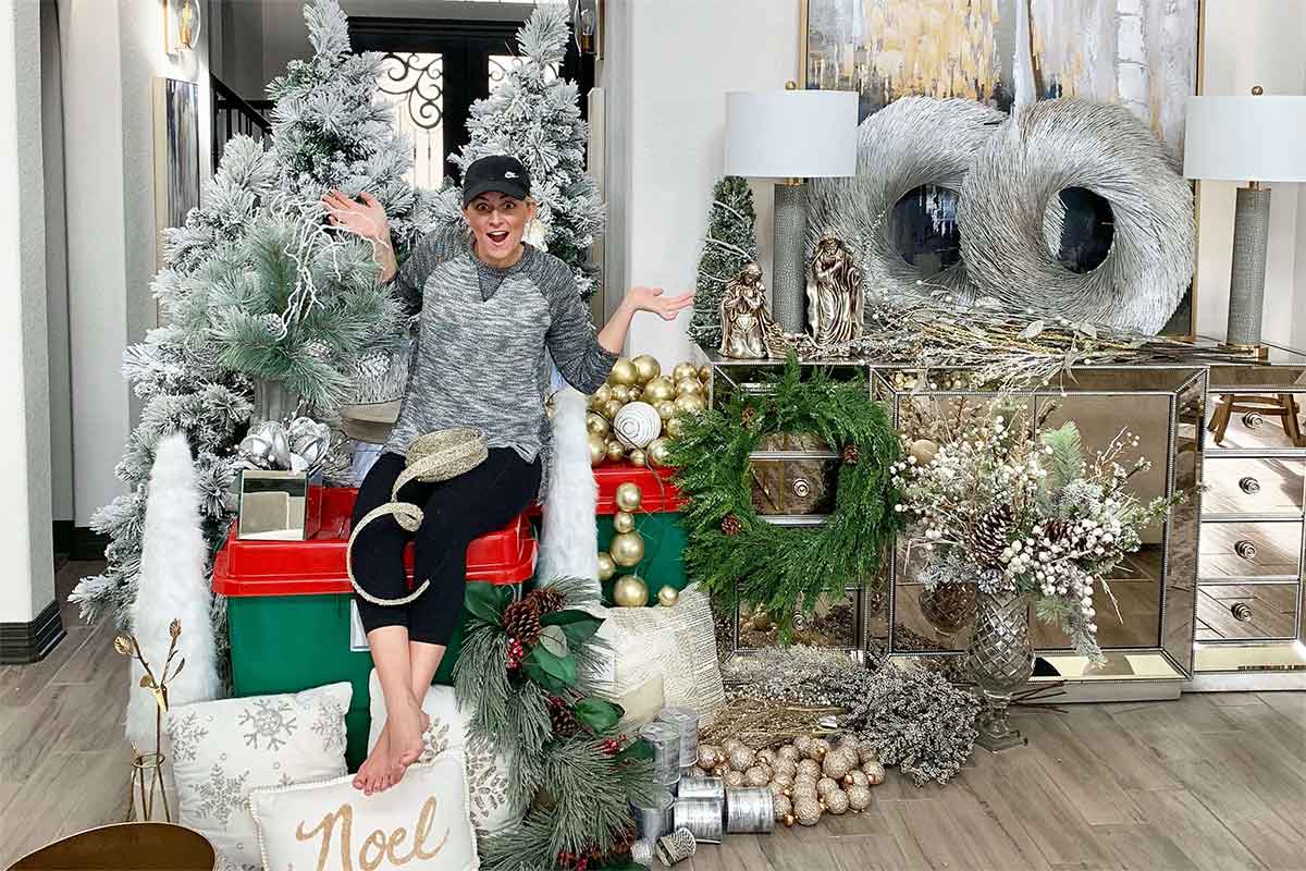 storing Christmas decor