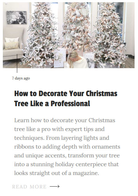 Decorate Your Christmas Tree Like a Pro Decorate Your Christmas Tree Like a Pro