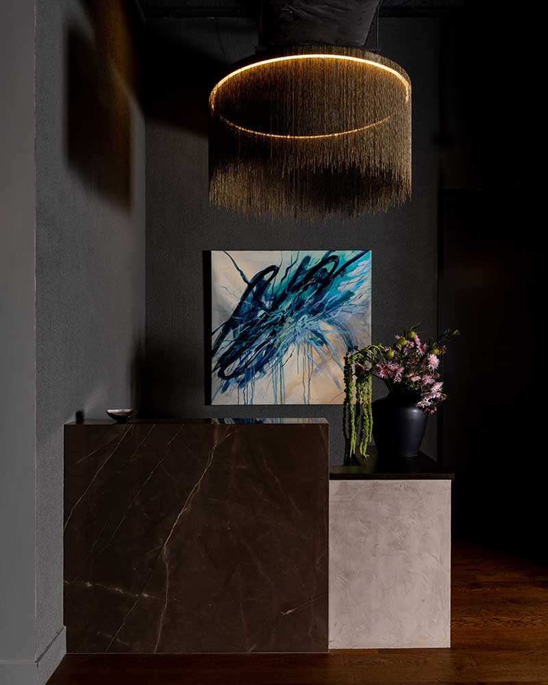 Reception Melissa Roberts Interiors reception area