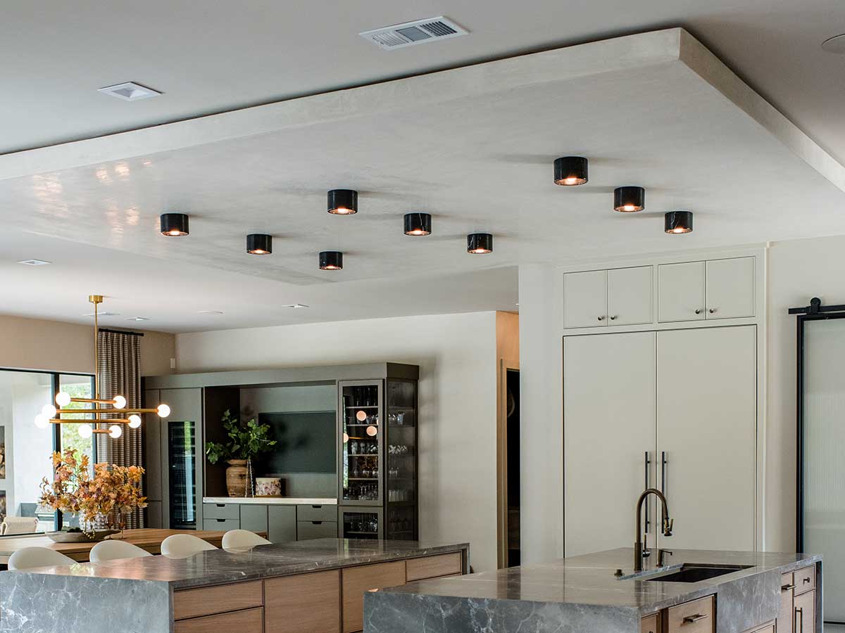 Drop ceiling with Diamond veneer plaster N Lazy Meadow drop ceiling